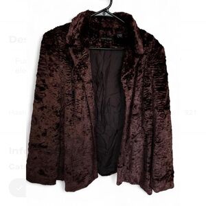 Funky purple velvet jacket